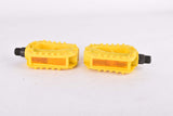NOS Sunshine yellow plastic  kids / junior BMX Pedals