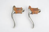 Universal Mod. 61 Brake Lever Set with brown hoods from the 1960s