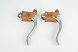 Universal Mod. 61 Brake Lever Set with brown hoods from the 1960s
