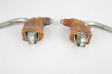 Universal Mod. 61 Brake Lever Set with brown hoods from the 1960s