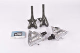 NOS Shimano 105 #PD-1051 Pedal Set with small parts and toe clips from 1989