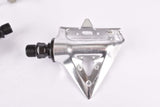 NOS Shimano Light Action RX100 #PD-A550 Pedal Set with small parts and toe clips from the 1990s