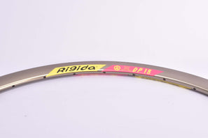 NOS Rigida DP 18 bronze anodized single Clincher Rim in 28"/622mm (700C) with 32 holes from the 1980s - 2000s