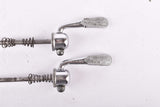 Campagnolo post CPSC quick release set Record and Super Record, #1001/3 and #1006/8 front and rear Skewer from the 1970s - 80s