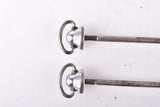 Campagnolo post CPSC quick release set Record and Super Record, #1001/3 and #1006/8 front and rear Skewer from the 1970s - 80s