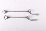 Campagnolo post CPSC quick release set Record and Super Record, #1001/3 and #1006/8 front and rear Skewer from the 1970s - 80s