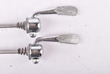 Campagnolo post CPSC quick release set Record and Super Record, #1001/3 and #1006/8 front and rear Skewer from the 1970s - 80s