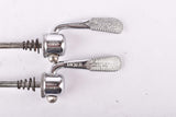 Campagnolo post CPSC quick release set Record and Super Record, #1001/3 and #1006/8 front and rear Skewer from the 1970s - 80s