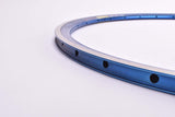 NOS Rigida DP 18 UP (Ultimate Power) blue anodized Clincher Rim in 28"/622mm (700C) with 32 holes from the 1980s - 2000s