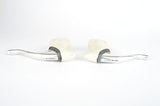 Shimano 105 #BL-1051 aero brake lever set with white hoods from the late 1980s