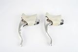 Third Generation Campagnolo C-Record "Powergrade" brake lever set with white hoods