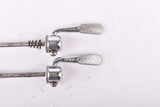 Campagnolo post CPSC quick release set Record and Super Record, #1001/3 and #1006/8 front and rear Skewer from the 1970s - 80s