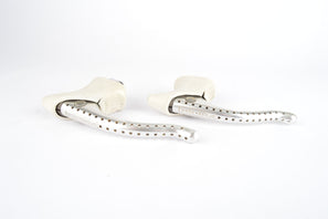 Campagnolo Super Record #4062 brake lever set with white hoods from the 1980s