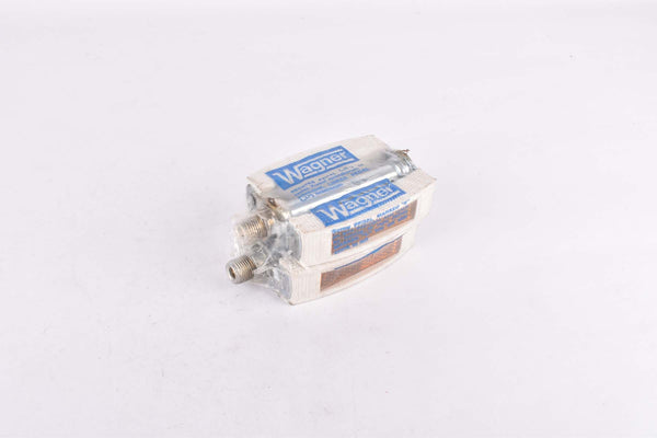 NOS Wagner White Rubber Vintage Bike Block Pedals