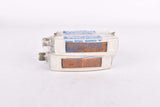 NOS Wagner White Rubber Vintage Bike Block Pedals