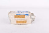 NOS Wagner White Rubber Vintage Bike Block Pedals