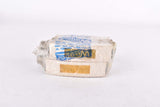 NOS Wagner White Rubber Vintage Bike Block Pedals