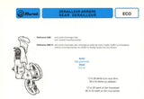 Huret Eco #Ref.2490 Short Cage Rear Derailleur from 1982