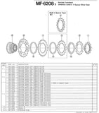 NOS Shimano 600 New EX #MF-6208-5 / #MF-6208-6 5-speed and 6-speed Cog, Uniglide (UG) Freewheel Sprocket with 24 teeth from the 1980s