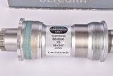 NOS/NIB Shimano Ultegra #BB-6500 Octalink triple Bottom Bracket in 118.5mm with italian thread from 1998 close up