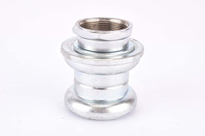 NOS Thun zinc and chrome plated Headset with english thread - Steuersatz

Weight / Gewicht:
104 g

Size / Größe:
1"

Stack height / Einbauhöhe:
33.0 mm

Thread / Gewinde :
25.4mm x 24F (English/ISO/Italian)

Fork Crown Race / Gabelkonus :
27.0 mm

Condition / Zustand:
New old stock (NOS), see pictures
Neue alte Lagerware, siehe Bilder

Production period / Produktionszeitraum :
-

Note / Bemerkung:
-

