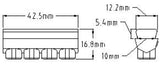 Kool Stop #R-17 Weinmann 4 Dot replacement brake pad set (2 pcs)