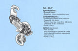 Simplex Serie S #Ref.: SO/P Short Cage Rear Derailleur from the 1980s
