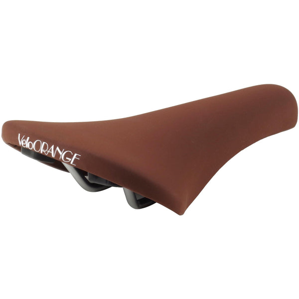 VeloOrange Microfiber Touring Saddle, Brown and Black