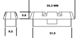 Kool Stop #R-24 Shimano AX Adamas replacement brake pad set (2 pcs)
