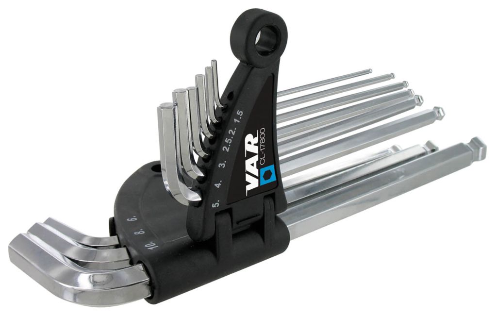 VAR tools Professional hex wrench set #CL-17800 – Velosaloon.com