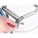 VeloOrange Stainless Steel Handlebar Shims, 26.0-25.4mm (Two Piece), silver