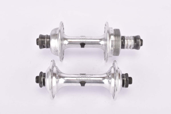 Campagnolo Record Strada #1034 Low Flange Hub set with 36 holes and italian thread from the 1960s - 80s
