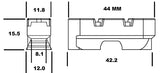 Kool Stop #R-23 Campagnolo Chorus replacement brake pad set (2 pcs)