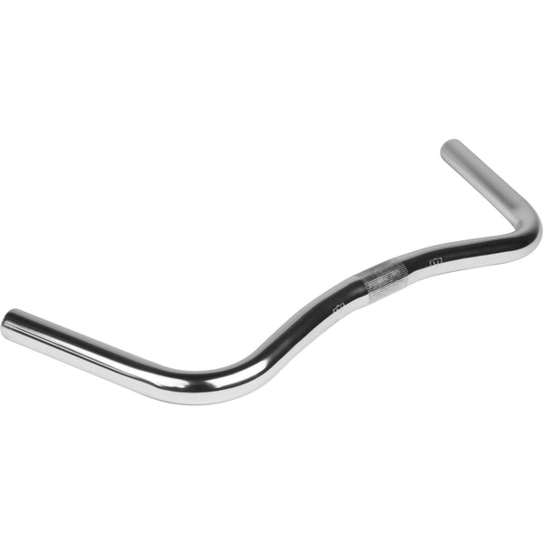 VeloOrange Porteur Handlebar in 48 cm (c-c) and 25.4 mm clampsize, silver and black