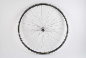 650c time trial front wheel Wolber TX Profil clincher rim with Shimano 105 hub from the 80s