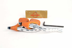 NEW Dia Compe Gran Compe brake lever set with brown hoods from the 80s NOS/NIB