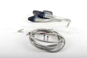 NEW Shimano Super SLR 105 #BL-1055 aero brake lever set with black hoods from the 80s NOS