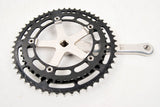 Black anodized / fluted Shimano Dura Ace first generation crankset in 170 length from 1976