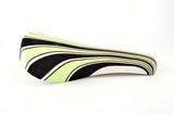 NEW Huracan Crono Saddle with green/black/white lycra deck from the 1980s NOS/NIB