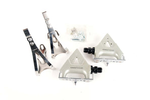 NEW Shimano 105SC #PD-1055 pedals, including toeclips from 1990-95 NOS