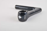 Black anodized Ernesto Colnago pantographed 3ttt Record stem in size 115 mm from the 80s
