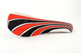 NEW Huracan Crono Saddle with red/black/white lycra deck from the 1980s NOS/NIB