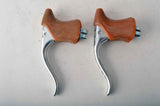 NEW Shimano BL-Z306 Golden Arrow brake lever set with brown hoods from 1983-1986 NOS