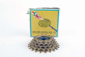 NEW Regina Oro Freewheel, 5-speed, 14-22 teeth from the 80s NOS/NIB