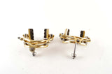 Mafac 2000 gold anodized standart reach center pull brakes from the 1970s - 80s