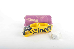 NEW Cinelli Alter Ahead Once Stem 130mm, 26.0, yellow/black from the 90s NOS/NIB