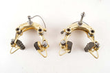 Mafac 2000 gold anodized standart reach center pull brakes from the 1970s - 80s