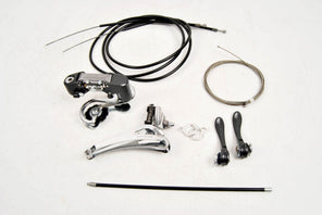 Gipiemme Special Sprint gears/shifter set in pewter gray from the 80s (NOS)