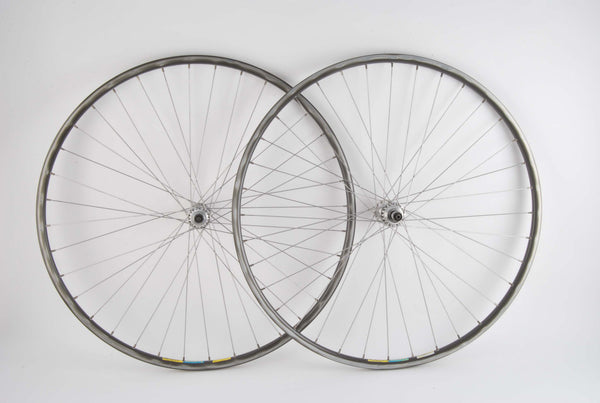 Wheel Set Mavic Open 4 CD clincher rims with Campagnolo C-Record hubs from the 1980s - 90s