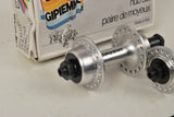 New Gipiemme Road low flange hub set for Freewheels with english treading from the 1980s NOS/NIB
